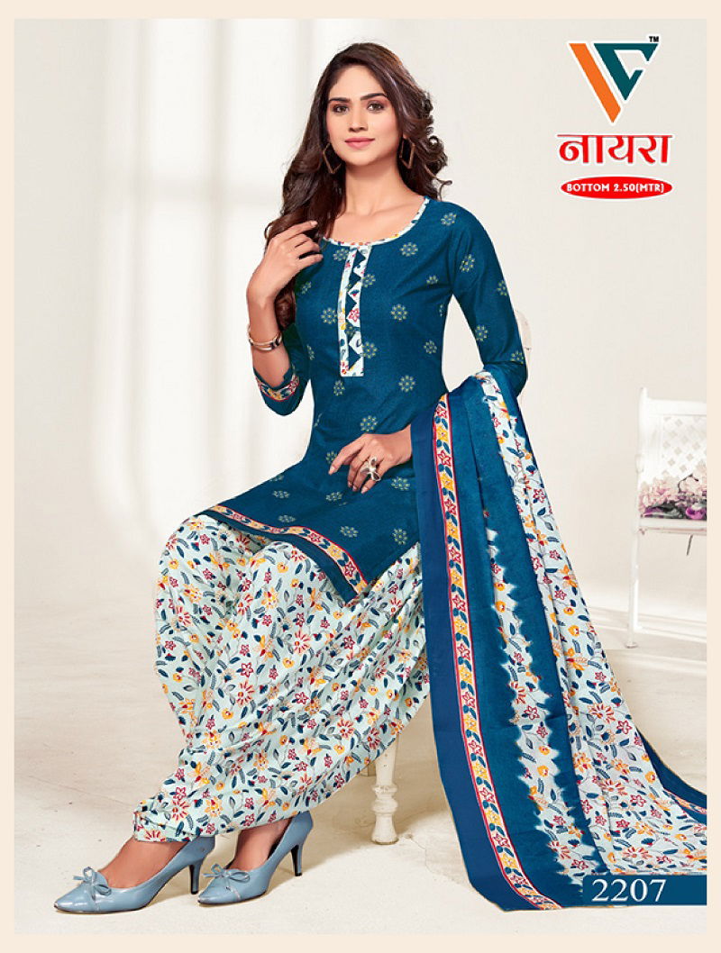 C Nayra Vol 22 By Vandana Cotton Printed Dress Material Wholesale Online
